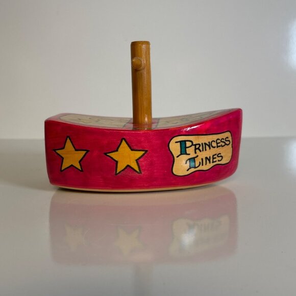 Worlds Greatest Bath Boats PRINCESS LINES 2012 Handmade Wooden Toy Dana McDill - Picture 1 of 8